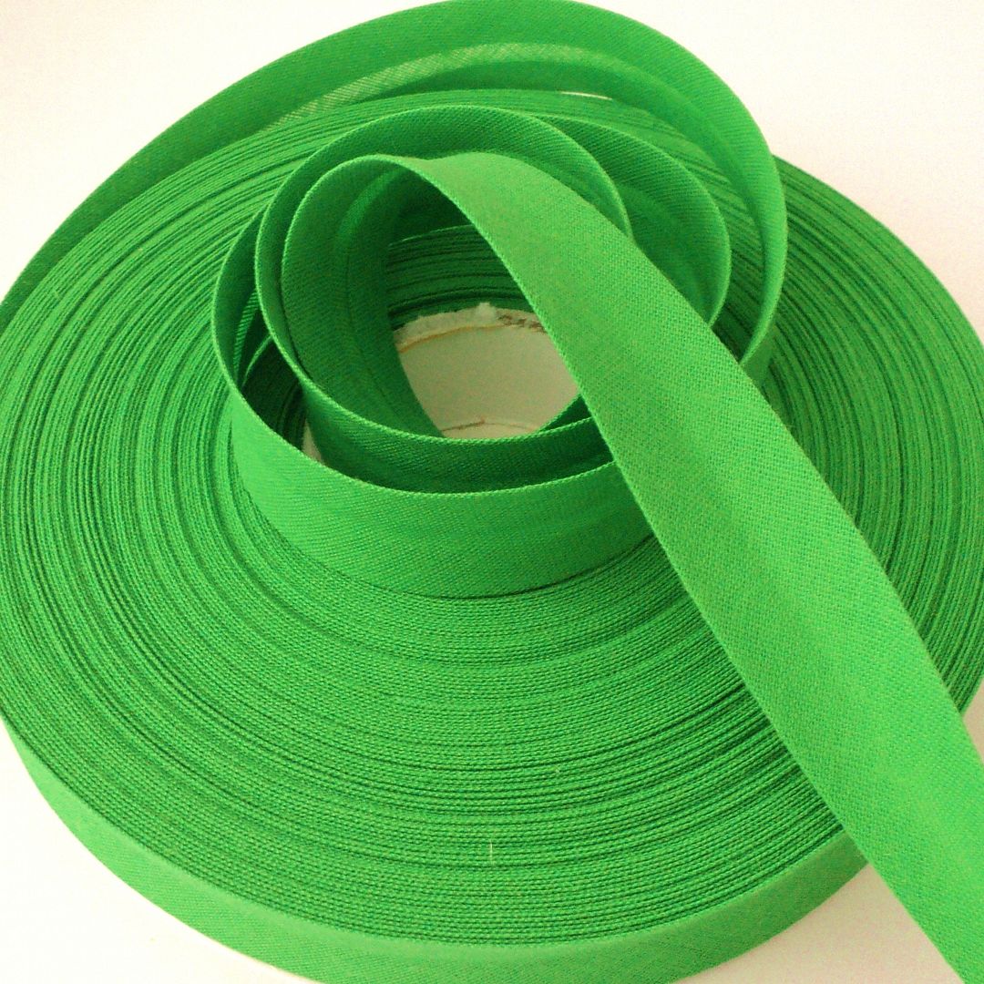 25m ROLL 18mm PLAIN QUALITY EUROPEAN BIAS BINDING folded trim ALL